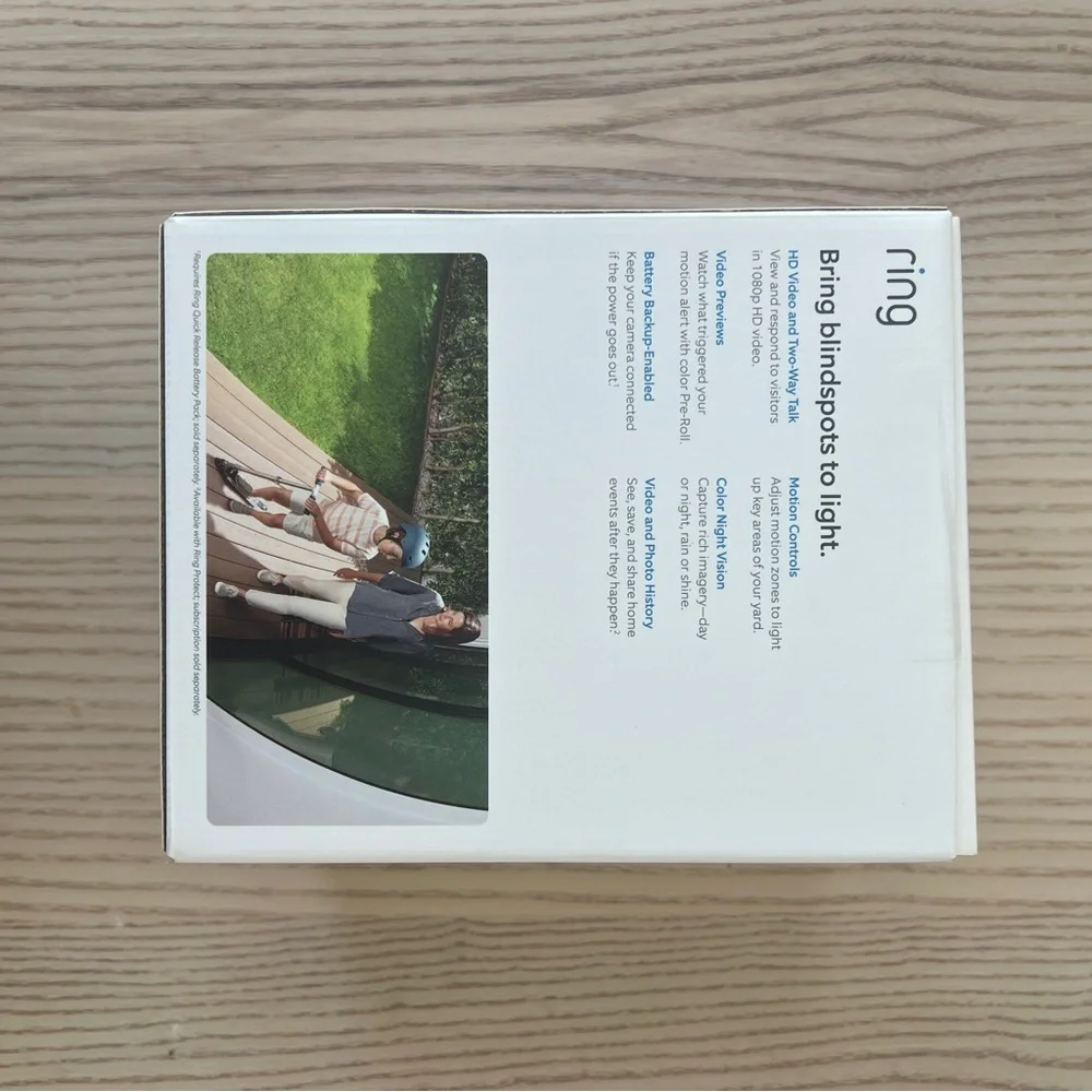 Ring Spotlight Cam Plus, Plug-In - Open Box, Unused